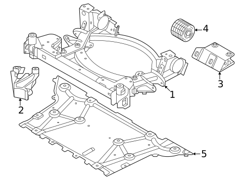 Suspension Mounting for 2023 BMW i4 #2