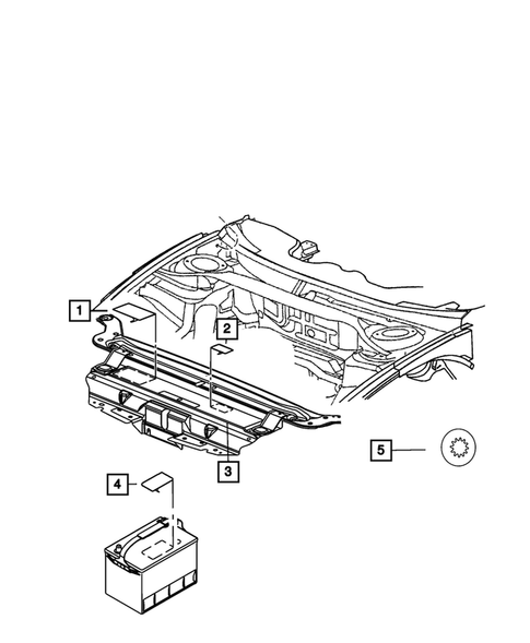 Under Hood for 2012 Dodge Journey #0
