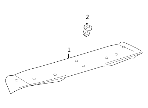 Rear Spoiler for 2008 Lexus RX400h #0