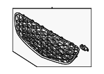 86350AR810DR2 - : Grille Assembly for Hyundai Image