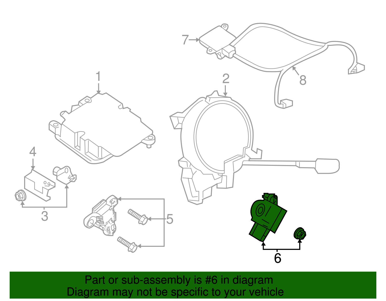 Side Impact Sens - Nissan (K8830-3RA0A)