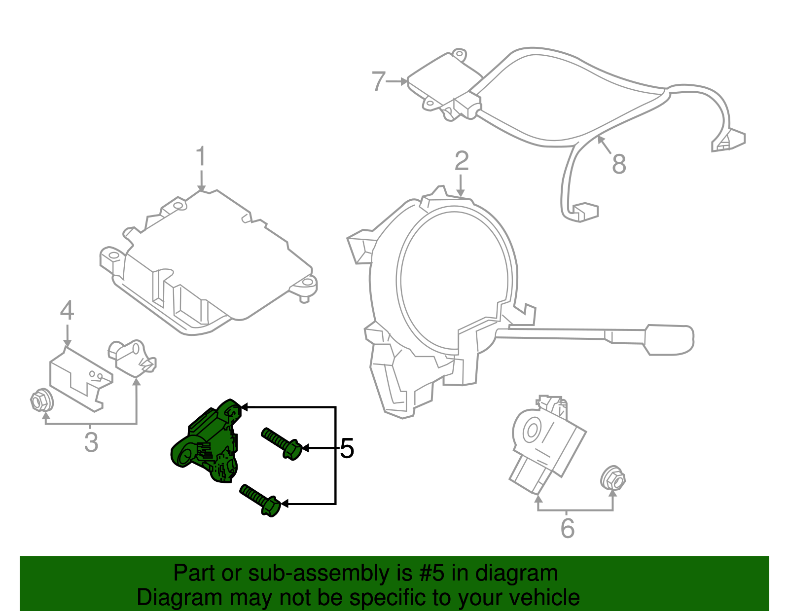 Side Impact Sens - Nissan (K8836-3TA8B)