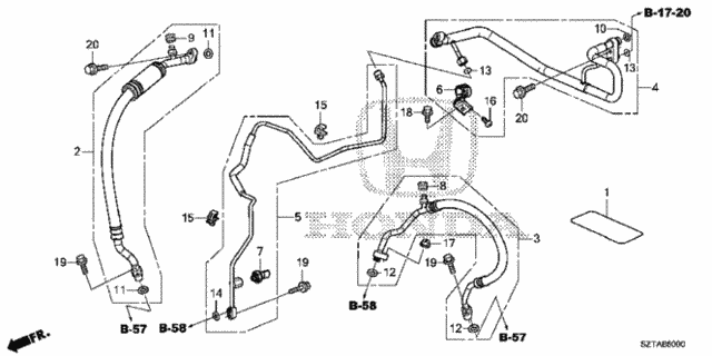 A/C Hoses - Pipes for 2016 Honda CR-Z #0