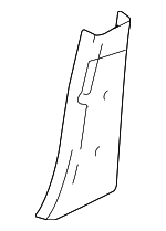 8G1Z5424356AE - Body: Lower Center Pillar Trim for Ford: Taurus, Taurus X | Mercury: Sable Image