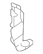 8G1Z5402345AD - Body: Cowl Kick Panel for Ford: Taurus X | Mercury: Sable Image