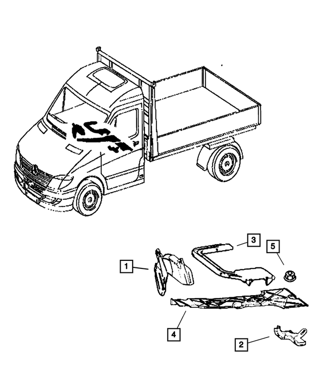 68061812AA - : Cable Duct for Mopar Image