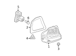 7147169847 - Electrical: Tail Light Nut for BMW Image