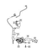 4809566AA - Emission Systems: Leak Detection Pump Bracket for Mopar Image