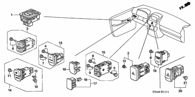 Switch (2) for 2005 Honda CR-V #0