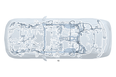Frame Floor System Main Wiring Harness for 2015 Mercedes-Benz C300 #0