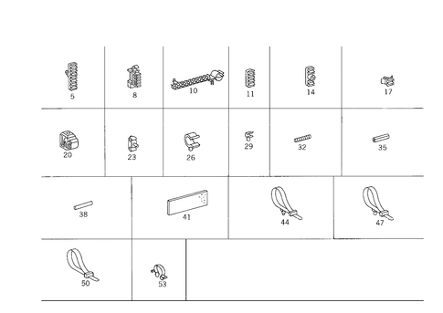 Hydraulic Line Mounting Parts for 1993 Mercedes-Benz 600SL #1