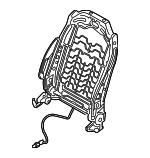 88410F2740 - Body: Seat Back Frame for Hyundai Image