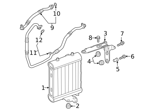 Oil Cooler for 2014 Audi RS7 #0