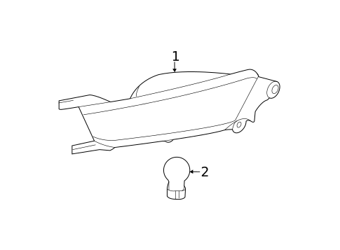 Fog Lamps for 2012 Land Rover Range Rover Evoque #1