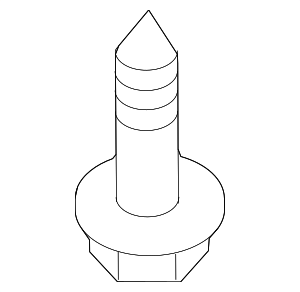 1249304127E - : Center High Mount Stop Light Cover Screw for Kia: Forte, Sorento, Sportage, Telluride Image