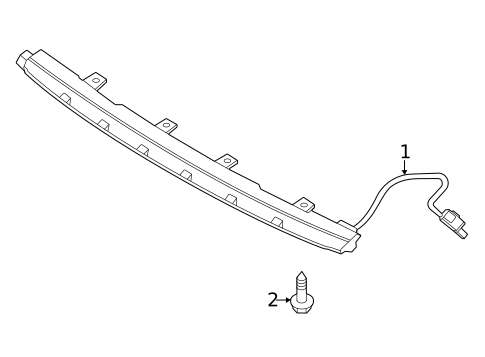 High Mounted Stop Lamp for 2022 Kia Sorento #0