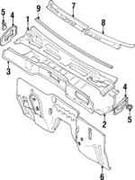 5911056B20 - Body: Cowl Panel for Suzuki Image