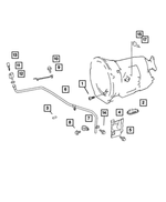 6104827AA - : Tube Retaining Clamp for Dodge: Sprinter 2500, Sprinter 3500 Image