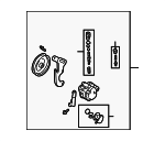 K30B32650C - Steering: Power Steering Pump for Kia: Optima, Rio, Sephia, Spectra, Spectra5 Image