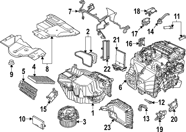 1EB260377A - : Instrument Panel Air Duct for Audi Image