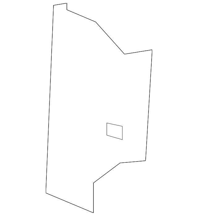 2007-2014 GM Driver Side Radiator Air Baffle 15208497 GM ...