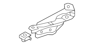 420807183A - Body: Bumper Cover Bracket for Audi Image