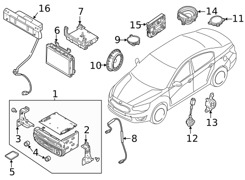 Navigation System for 2014 Kia Cadenza #0