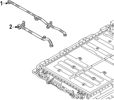 Hoses & Lines for 2025 Audi SQ6 e-tron #5