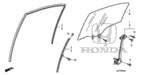 90115SFE004 - Body/Air Conditioning: BOLT, FLANGE (6X12) for Honda Image