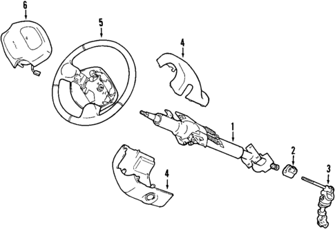 Steering Column for 2003 Suzuki Grand Vitara #0