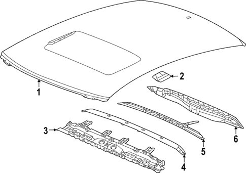 Roof & Components for 2025 Honda HR-V #0