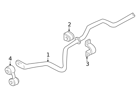 Stabilizer Bar & Components for 1997 Audi A8 #0