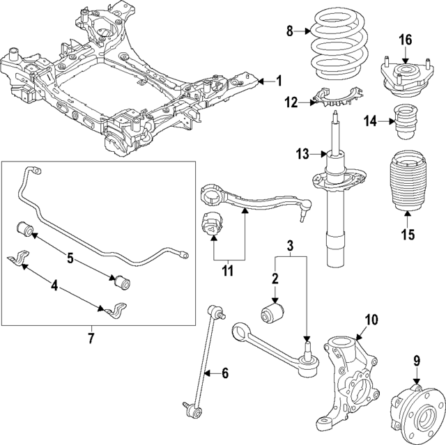 54505DS050 - : Control Arm for Hyundai Image