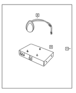 5064020AH - Mopar Accessories - Component Parts: Satellite Receiver for Mopar Image