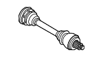 33207572430 - Suspension: Axle Assembly for BMW: 535i, 535i GT, 535i xDrive, 535xi, 545i, 550i, 645Ci, 650i Image