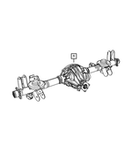 68003657AA - Rear Axle; Corporate 210 MM; Differential and Drive Line: Service Rear Axle for Mopar Image