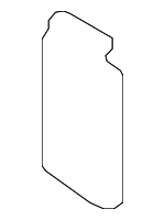 BDP780020 - Body: Lower Hinge Plate for Land Rover: LR3, LR4, Range Rover Sport Image