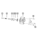 68026949AA - MP3023; 2 Speed Transfer Case: Shift Shaft Bearing for Mopar Image image