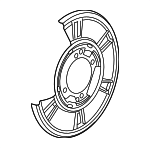 68013766AA - Brakes: Splash Shield for Dodge: Sprinter 2500, Sprinter 3500 Image