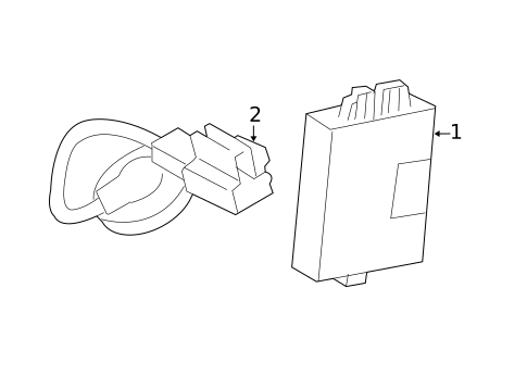 Anti-Theft Components for 2013 Lexus LS460 #0