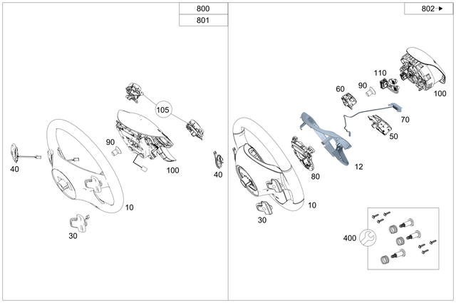 1664641017 - Steering: Contact Plate for Mercedes-Benz Image image