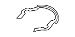 4E145853E - Cooling System: Inter-cooler Retainer for Volkswagen Image