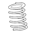 9A2Z5310D - Suspension: Spring for Ford: Explorer Sport Trac Image