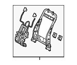 7164078150 - Body: Seat Back Frame for Lexus: NX200t, NX300, NX300h Image