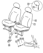 5104708AA - Interior Trim: Seat Cushion Frame for Mopar Image