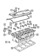 4792804AA - : Cylinder Head Cover for Mopar Image