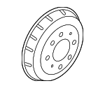 584112F000DS - Brakes: Brake Drum for Kia: Spectra, Spectra5 Image