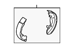 583502FA00 - Brakes: Brake Shoes for Kia: Spectra, Spectra5 Image