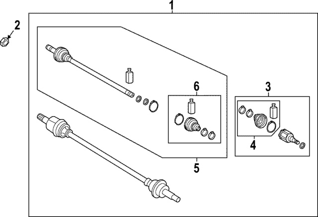 49600K5000 - : Axle Assembly for Hyundai Image