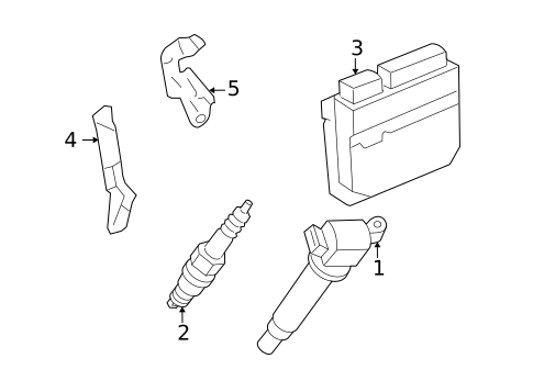 Ignition System for 2009 Toyota Matrix #0
